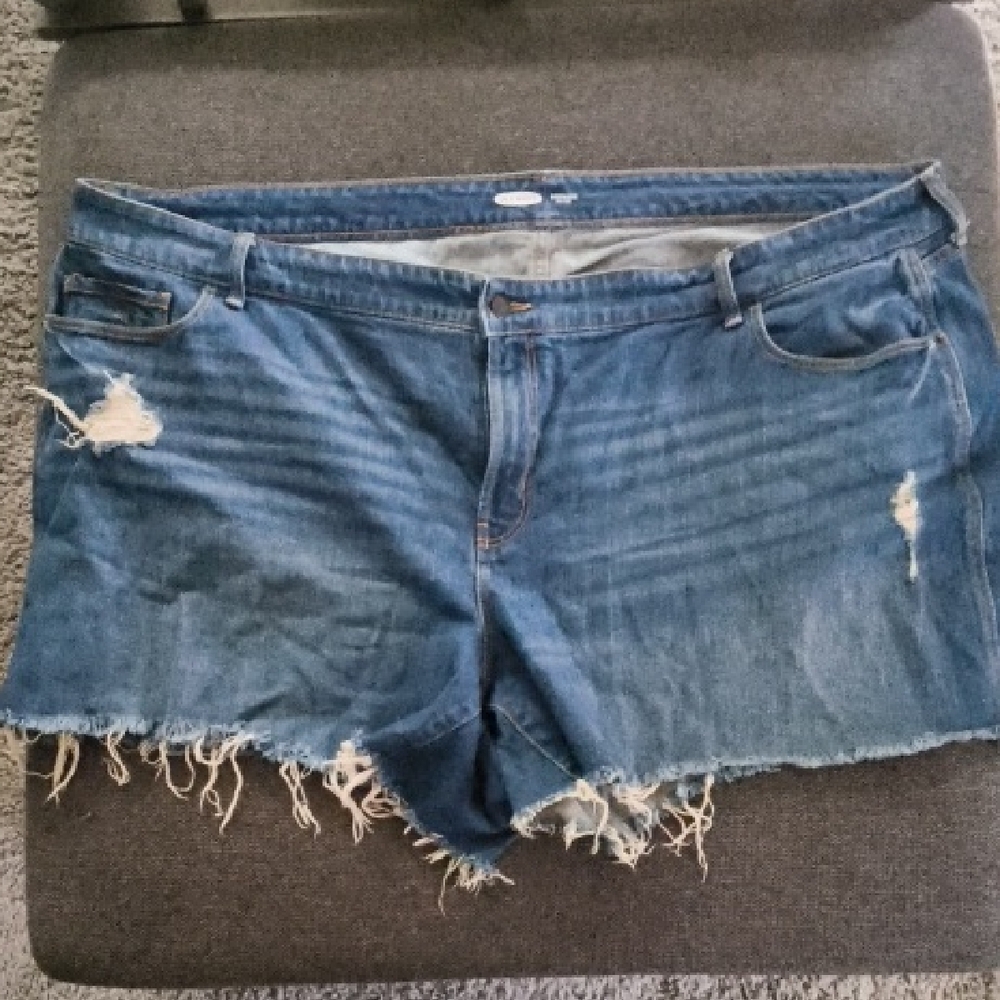 Old Navy Distressed Blue Jean Shorts